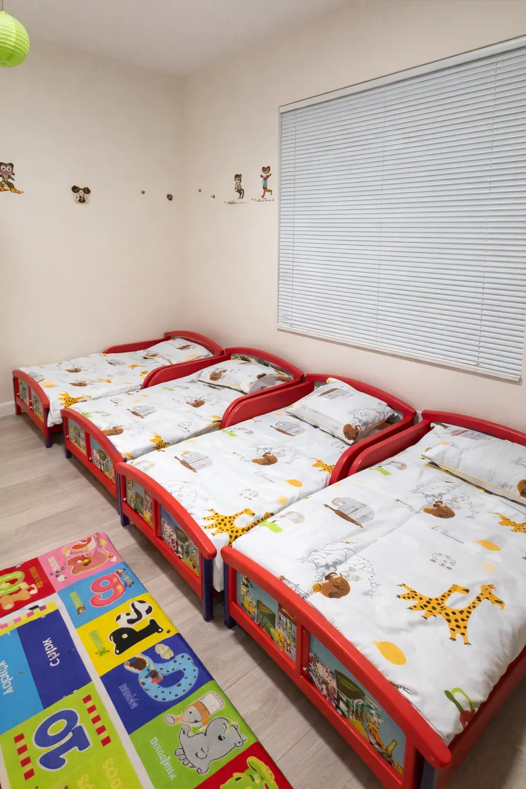 Safe and cozy nighttime sleeping area for overnight childcare in Palmdale